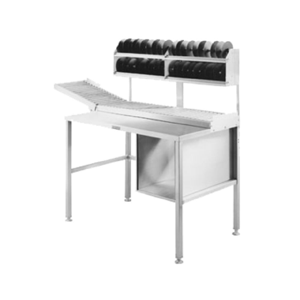 Hobart HRT5-3 Roller/Discharge Table 36” Long Work Area 48” Long 28” High Adjustable Conveyor