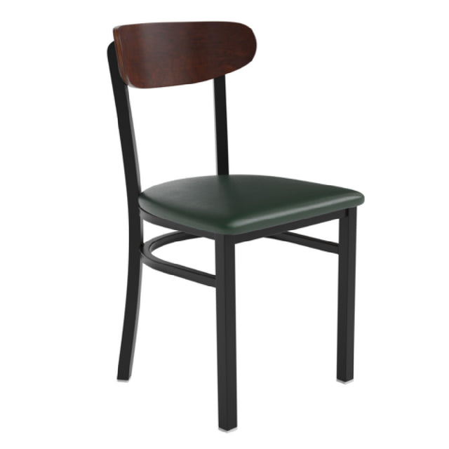 Flash Furniture XU-DG6V5GNV-WAL-GG Wright Dining Chair 500 Lb. Weight Capacity