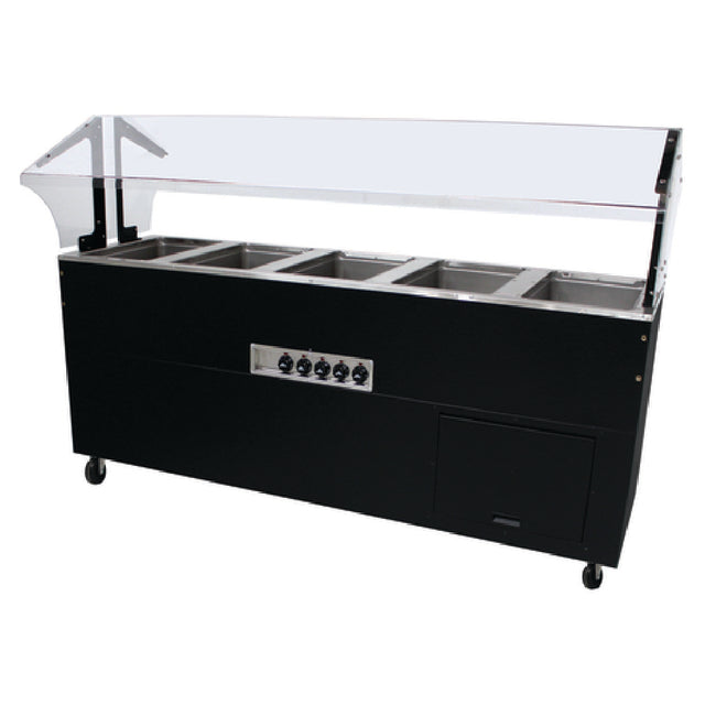 Advance Tabco BSW5-240-B-SB Portable Hot Food Buffet Table Electric Stainless Steel Top