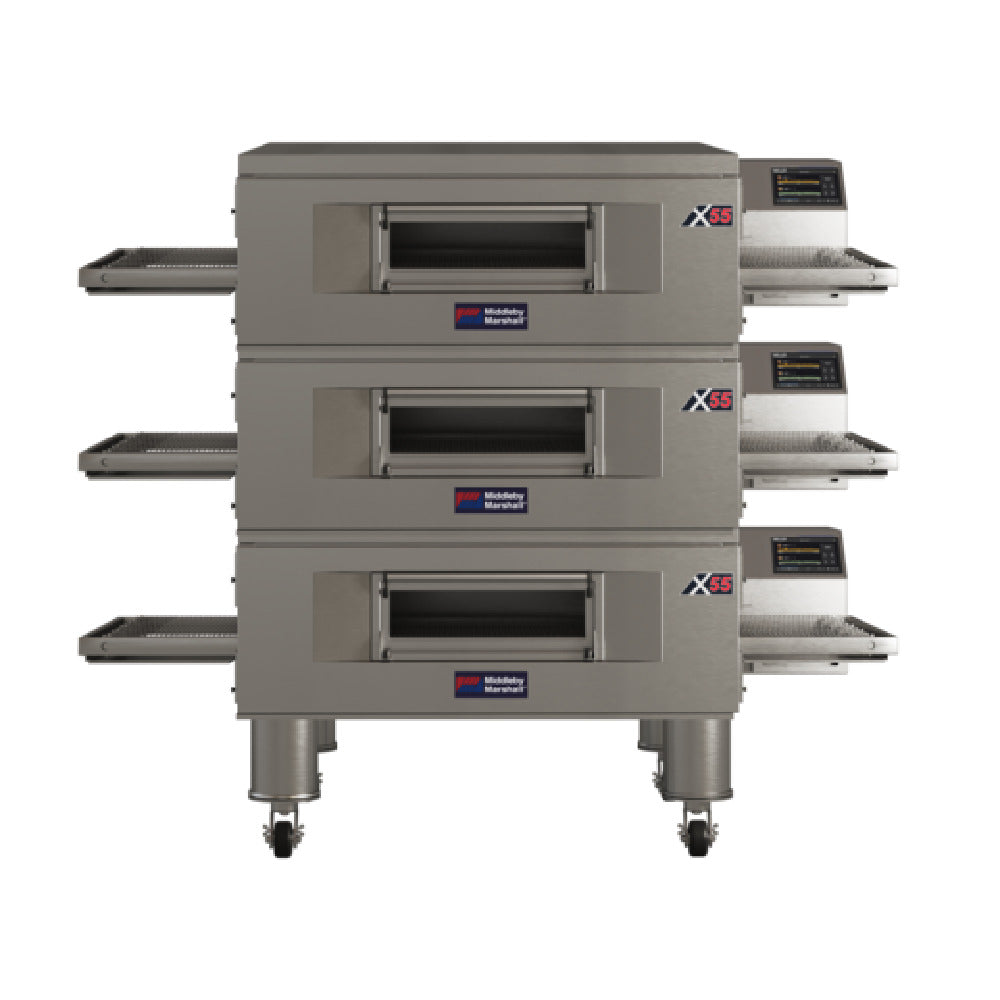 Middleby Marshall X55GWB-3_LP - Energy Management Wide-Belt Conveyor Oven, Gas Fired