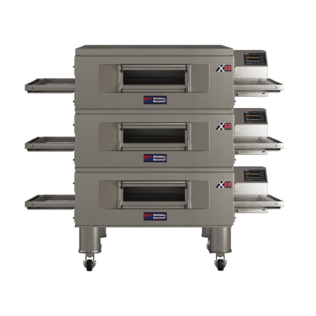 Middleby Marshall X55GWB-3_NAT - Energy Management Wide-Belt Conveyor Oven, Gas Fired