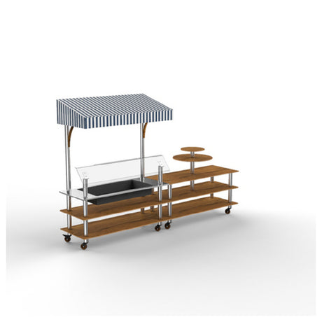 Steelite MGCMLE04BSWW - Display Station, Modular, Mogogo