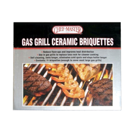 Chef Master 05004CM Chef-Master™ Gas Grill Briquettes Self Cleaning Ceramic