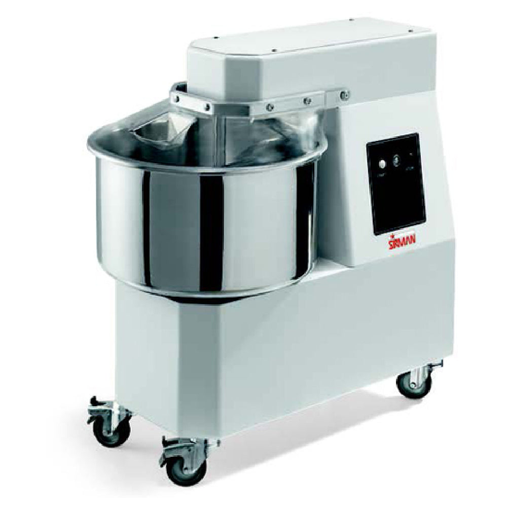 Sirman HERCULES 40 (40874056) Spiral Dough Mixer 43 Qt. Stainless Steel Bowl 71 Lbs. Dough Capacity