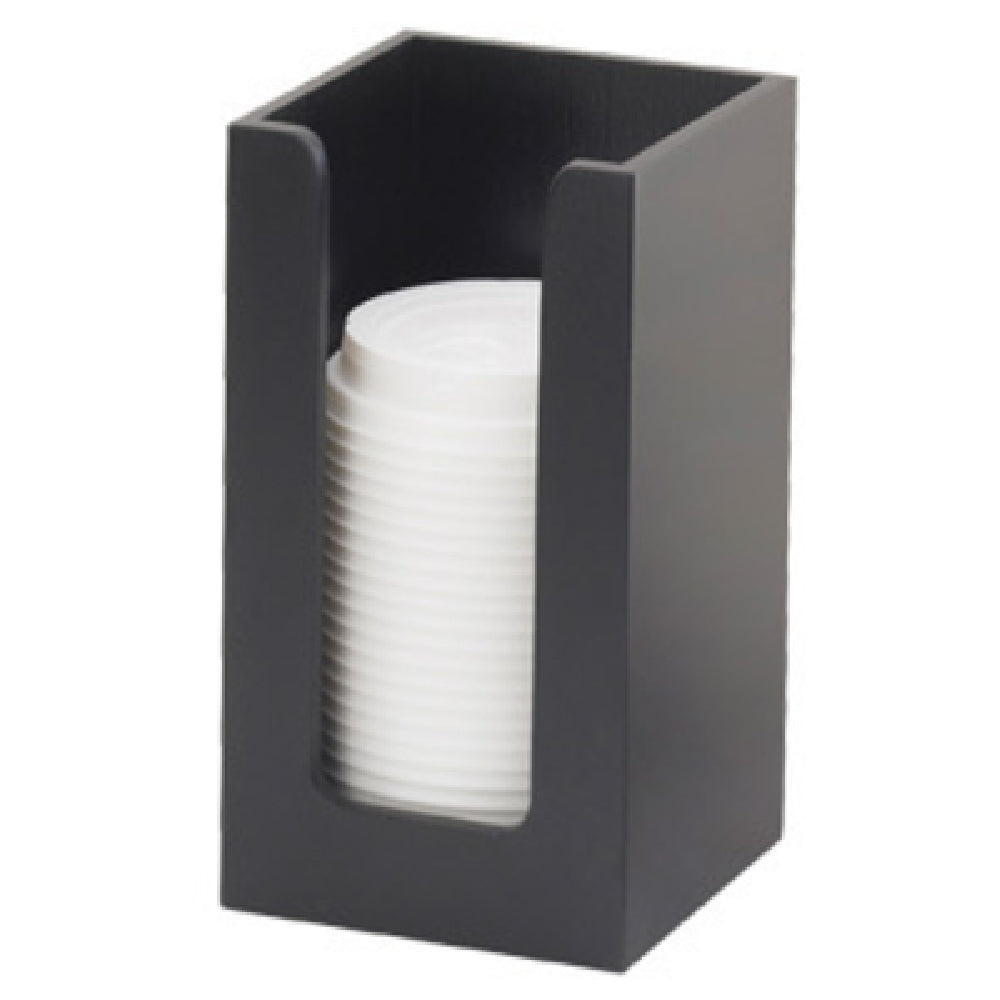 Cal Mil 298-96 Midnight Bamboo Napkin/Lid/Cup Organizer 4-1/2"W X 4-1/2"D X 8"H