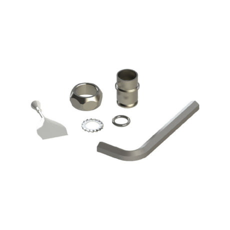 T&S Brass SEZ-K Stainless Steel EasyInstall Kit: Nut Bushing O-Ring & Lock Washer Fits All Standard T&S Stainless Steel Swivel Base Faucets