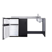 Summit CK72ADARBF - All-In-One Kitchenette, 72" Wide, Barrier-free