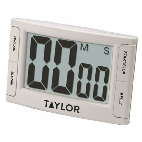 Taylor 5896 Digital Timer 2-1/2" X 1.6" LCD Times Up To 99 Minutes 59 Seconds