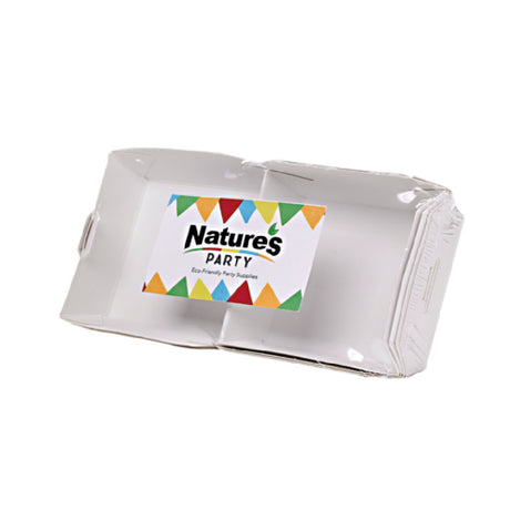 PacknWood 8NPEATBURG80 - Mini Cardboard Burger Box, 3.54"W X 3.54"D, Square