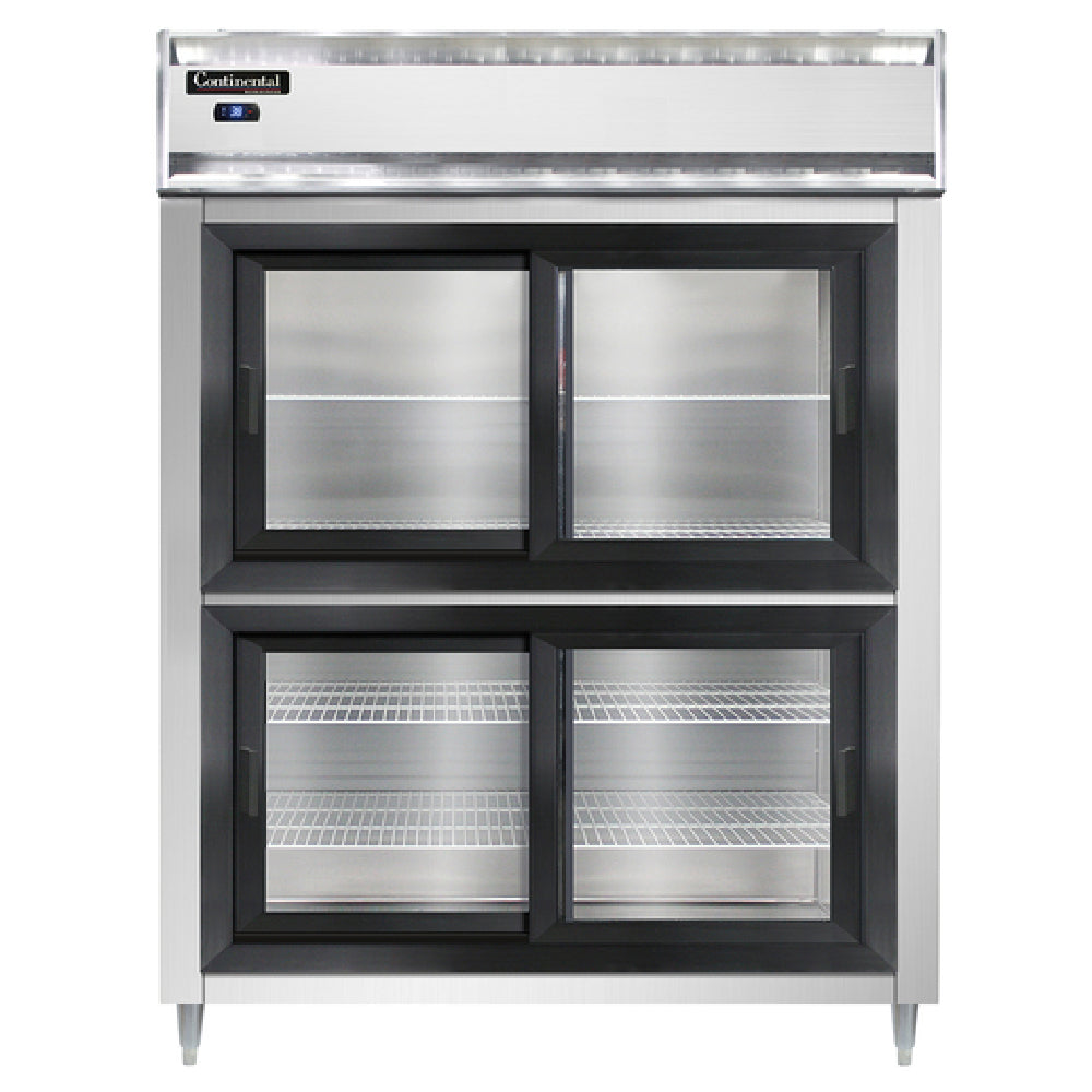 Continental Refrigerator D2RESNSASGDHD Designer Line Wide Refrigerator Reach-in