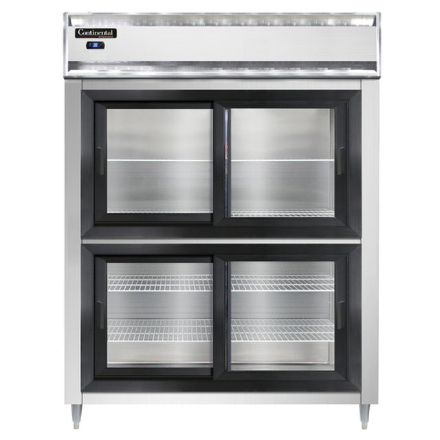 Continental Refrigerator D2RESNSASGDHD Designer Line Wide Refrigerator Reach-in