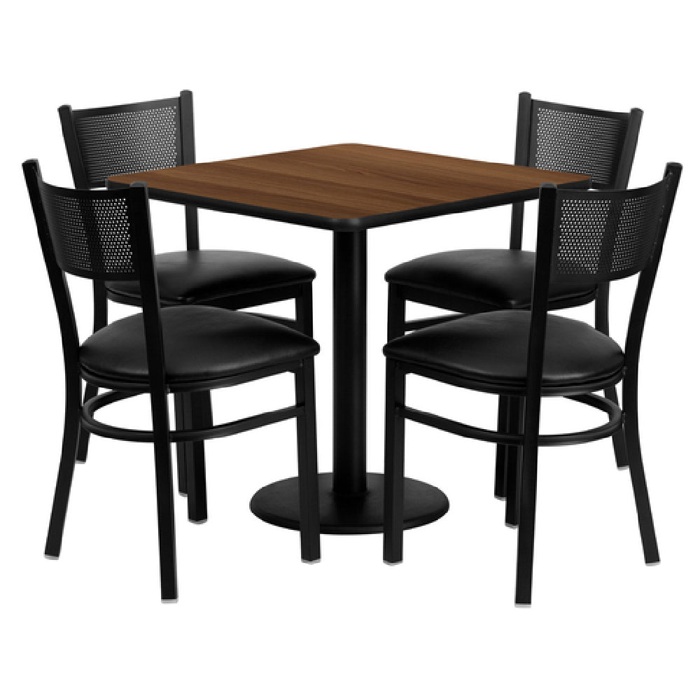 Flash Furniture MD-0005-GG Table And Chair Set Includes (1) 30"W X 30"D X 30"H Table