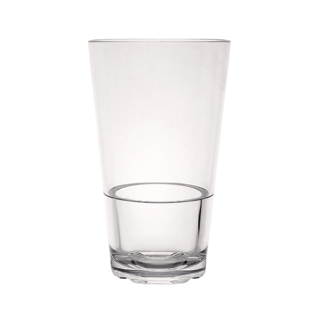 Steelite 7029DR022 Pint Glass 16 Oz. (H 5-7/8" M 3-1/2" T 3-1/2" B 2-3/8") Polycrystal®
