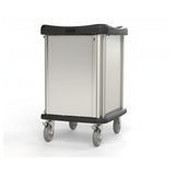 Dinex DXPPH12SS PHANTOM® Meal Delivery Cart 12 Tray Self-latching Door