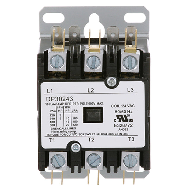 Private Label 1701149 Contactor 3 Pole 40 Amp 24v