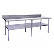 Hubert 53571 - Kratos® 304 Stainless Steel Work Table, 96"W X 30"D X 38"H, 16 Gauge Type 304 Stainless Steel Top