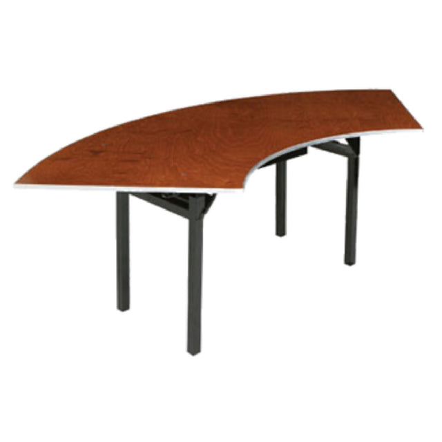 Forbes Industries 600-5X10A 600 Series Folding Table Serpentine 5'ID/10'OD Long X 30" Wide X 30"H