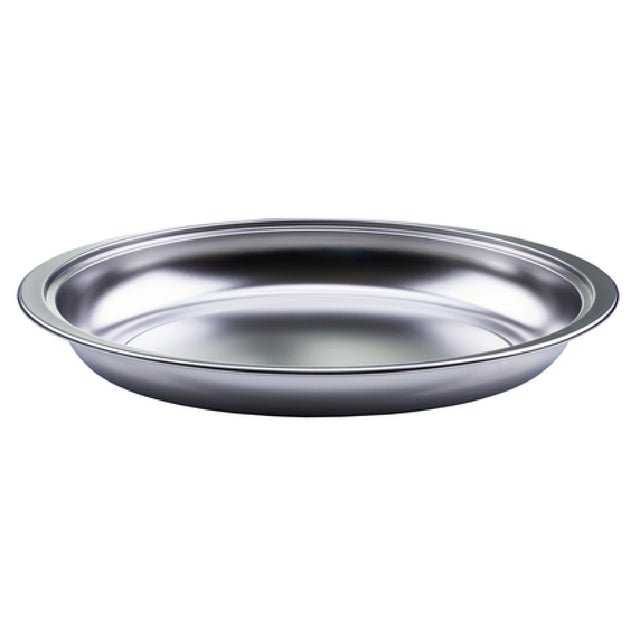 Winco 603-FP Chafer Food Pan 8 Qt. Oval Pan For Chafer (model # 603) Stainless Steel