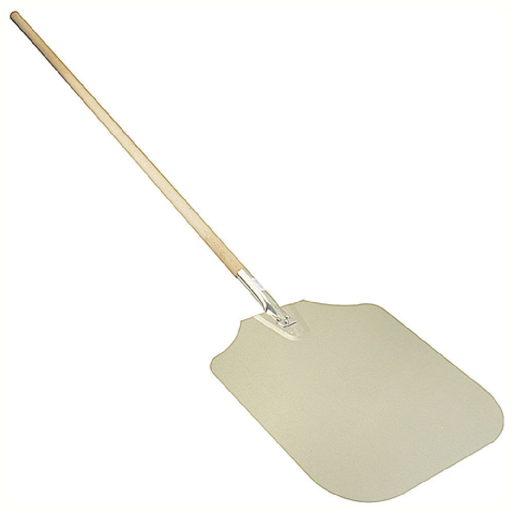 Franklin Machine Products 137-1642 X-Large Pizza Peel 16"W X 18 D Aluminum Blade 50" Long Wooden Handle
