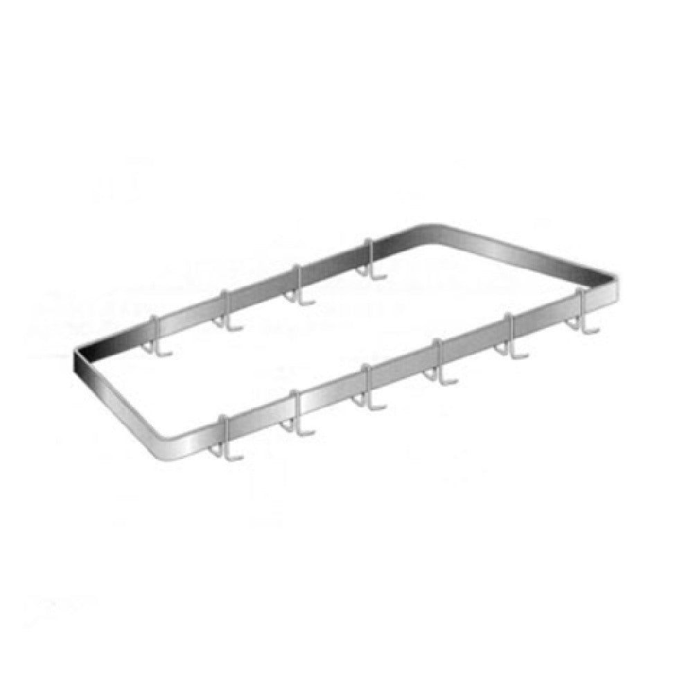 AERO Manufacturing CSPR-44 Corner Pot Rack Wall Mount 44" W X 44"D