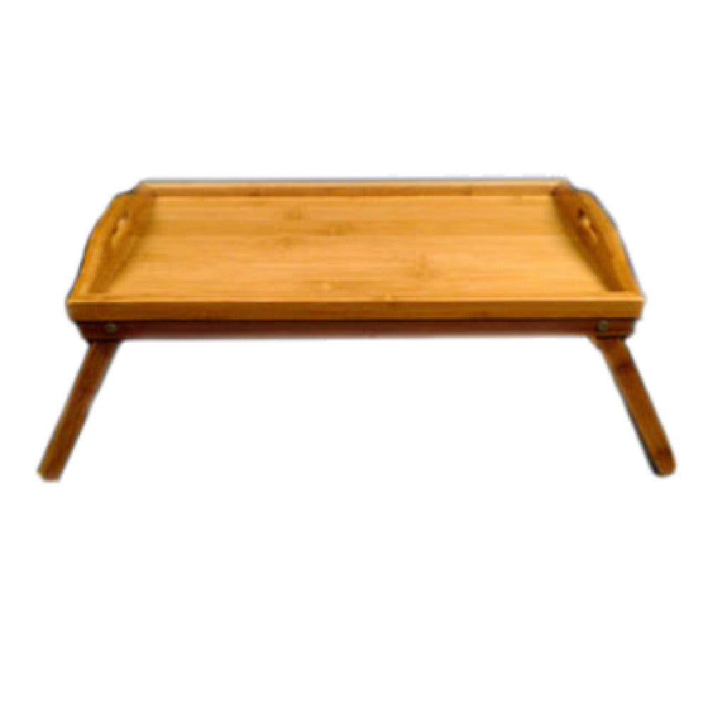 Town 34249 Serving Tray With Folding Legs Bamboo