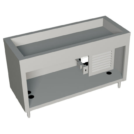 Duke 316-25SS AeroServ™ Cold Pan Unit 60"W X 24-1/2"D X 36"H 20 Ga Stainless Steel Top