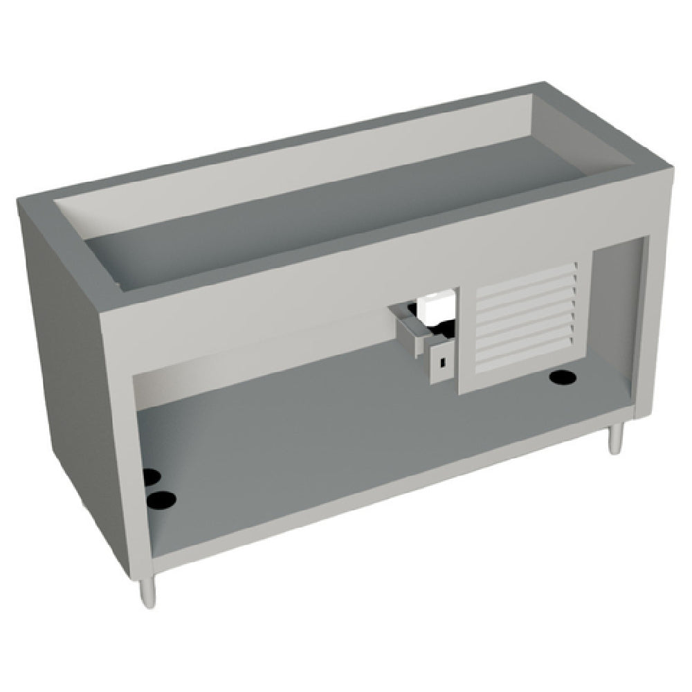 Duke 316-25PG_217125 AeroServ™ Cold Pan Unit 60"W X 24-1/2"D X 36"H 20 Ga Stainless Steel Top