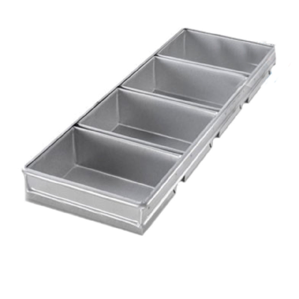 Chicago Metallic 44585 Bread Pan Set 4-pan 9-3/16" X 26" X 3" Overall