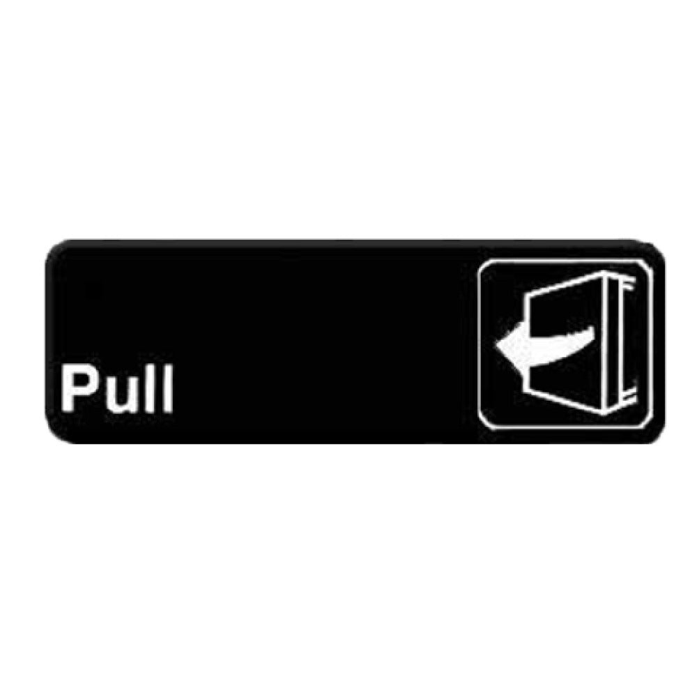 Thunder Group PLIS9302BK Information Symbol Sign 9" X 3" "Pull"