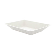 PacknWood 210ECOD1712F - Eco-Design Sugarcane Plate (No Added PFAs), 15oz, 6.6" X 5.1" X 1.1"
