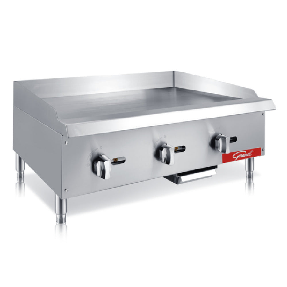 General GCMG-36NG General Heavy Duty Griddle Gas Countertop