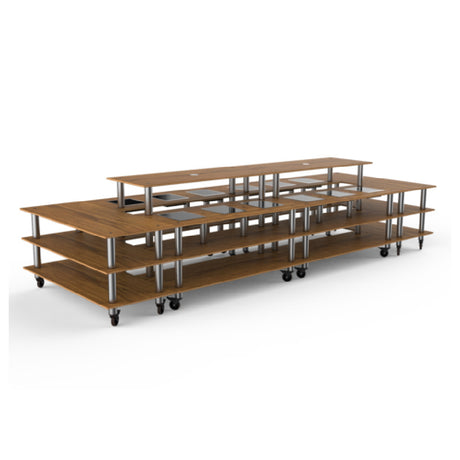Steelite MGCMLD16BSXW - Grand Market Induction Station, 200.5" X 71.0" X 47.0", Modular