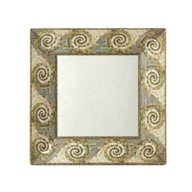 GET Enterprises ML-102-MO Mosaic™ Plate 6" X 6" Square