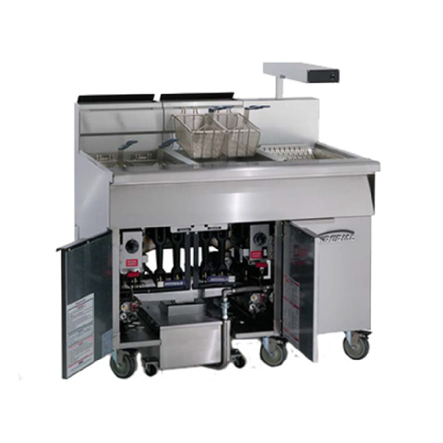 Imperial IFSCB-150T_LP Fryer Gas Floor Model