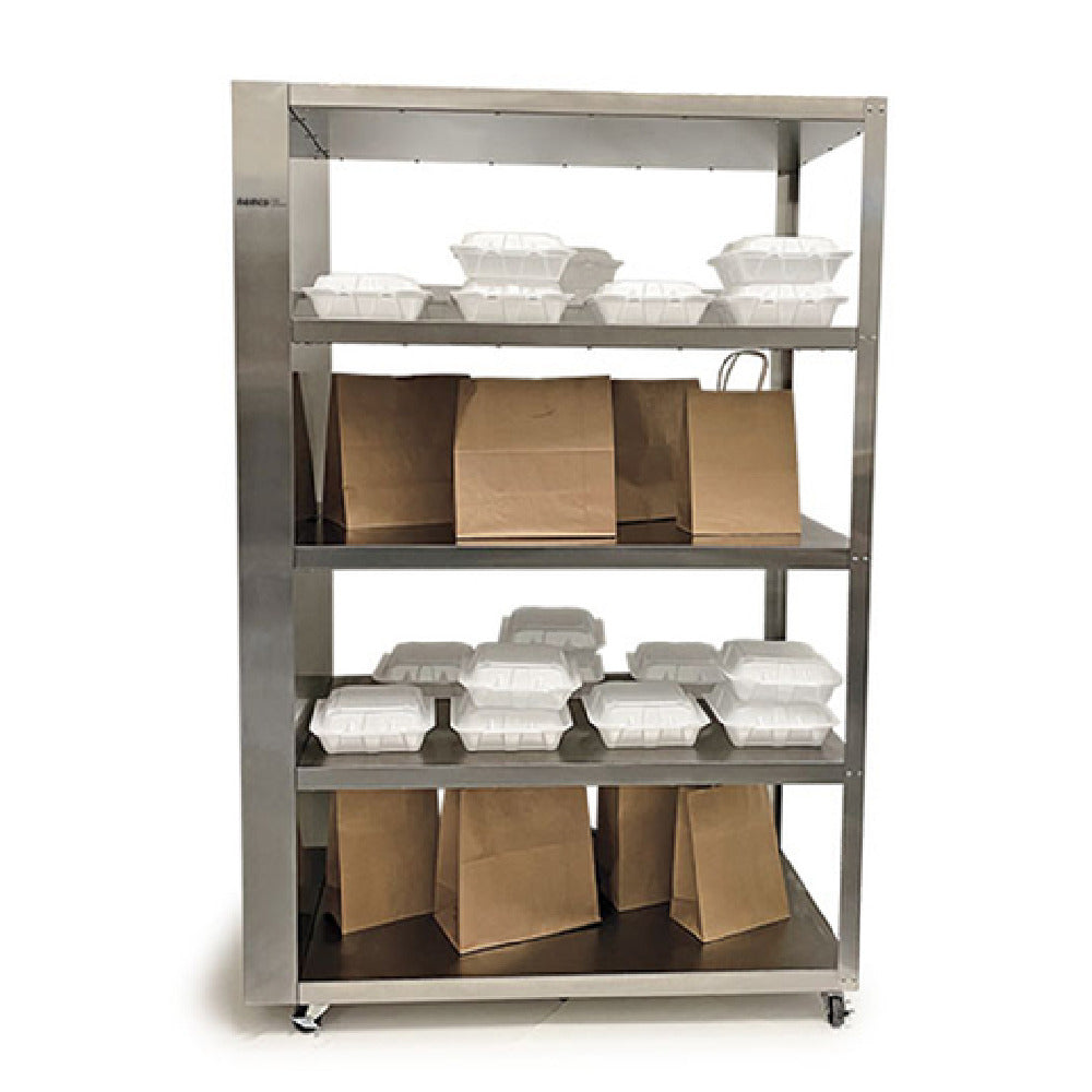 Nemco 6303-4 To-Go Shelf 41-3/8"W X 20-1/8"D X 47-11/16"H (4) 18" X 48" Shelves