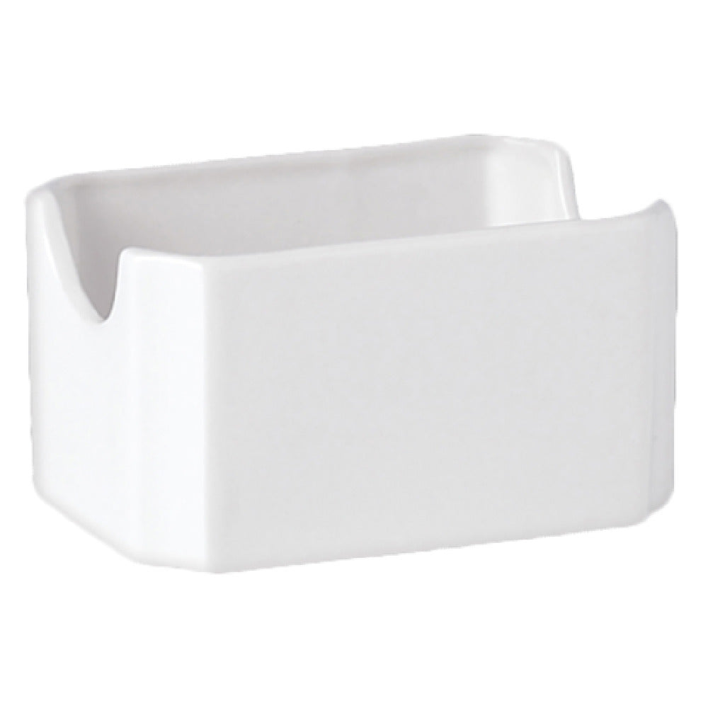 Steelite 11010389 Sugar Packet Container 4-1/8" X 2-3/4" X 2"H Fully Vitrified