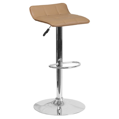 Flash Furniture DS-801B-CAP-GG Swivel Bar Stool Adjustable Height Contemporary Style