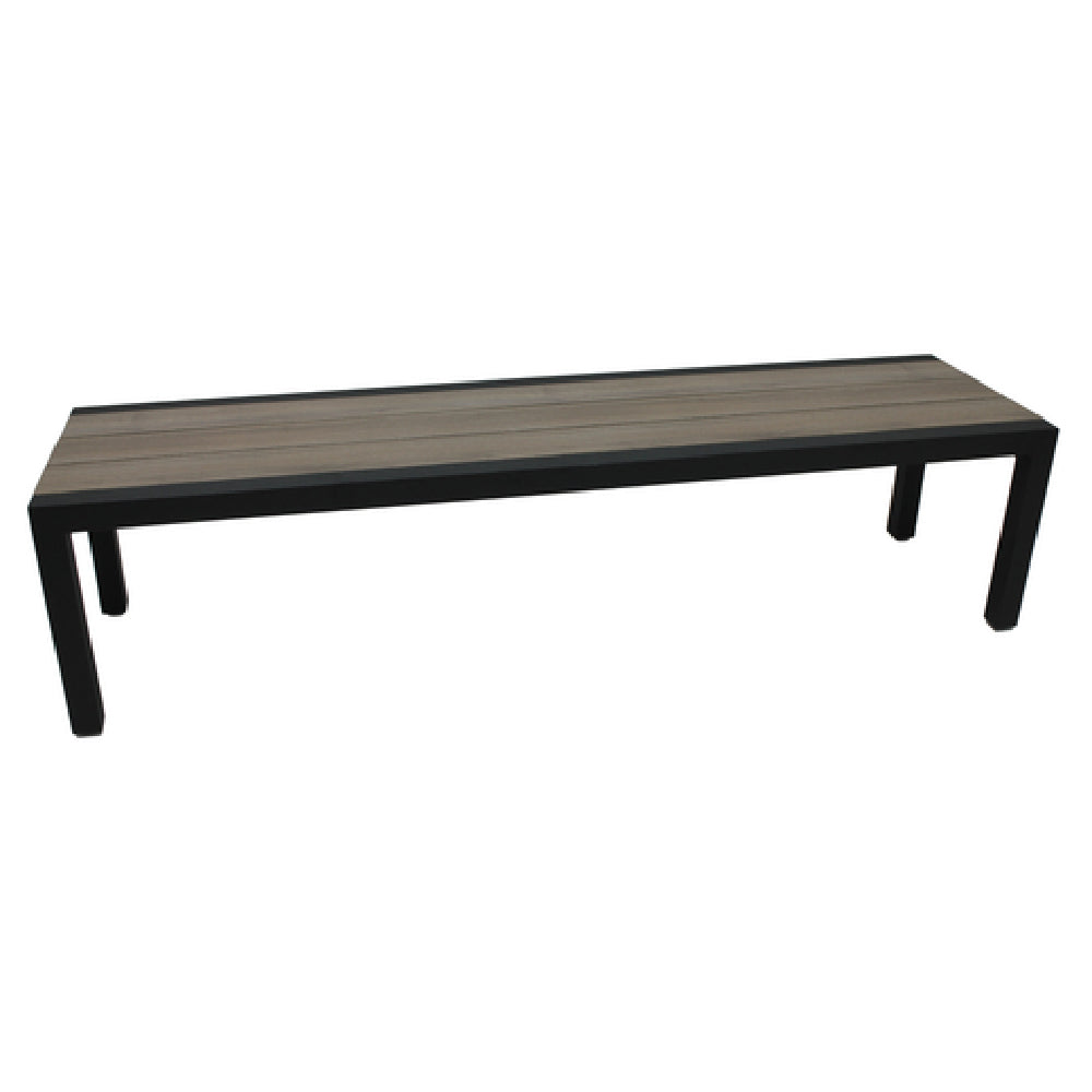 Plantation Prestige Commercial Furniture 8772000-01 Durango Bench 69"W X 19-1/4"D X 17-1/2"H Designed For Outdoor/indoor Use