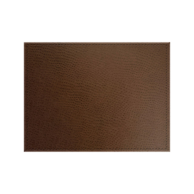 Risch PLACEMATDX-CH 16X12 Chesterfield Ostrich Texture Faux-leather Premium Sewn Placemat (specify Color)