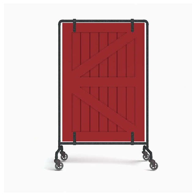 Forbes Industries 7843 Rustica Series Mobile Partition (Executive) 48"L X 24"W X 78"H Overall