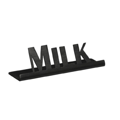 Service Ideas 1C-ST-MILK-SIGN-BX Service Ideas Laser Cut ID/Table Sign 18/8 Stainless