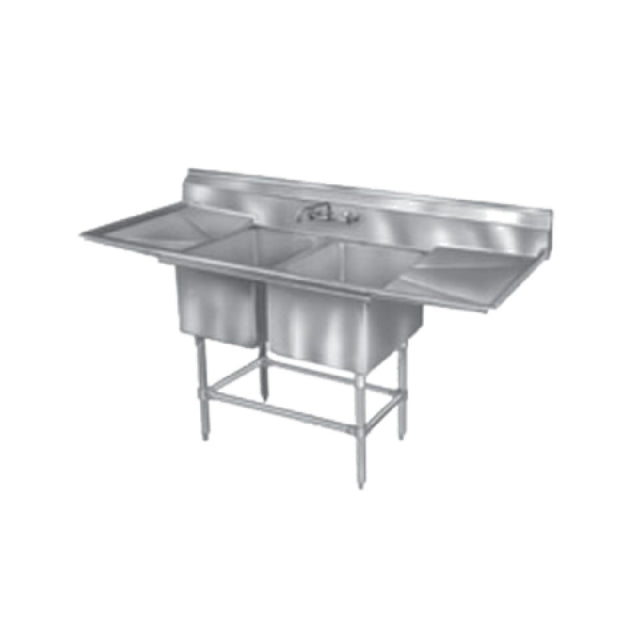 Eagle FN2840-2-18L-14/3 Spec-Master® FN Series Sink Two Compartment 63-1/2"W X 35"D