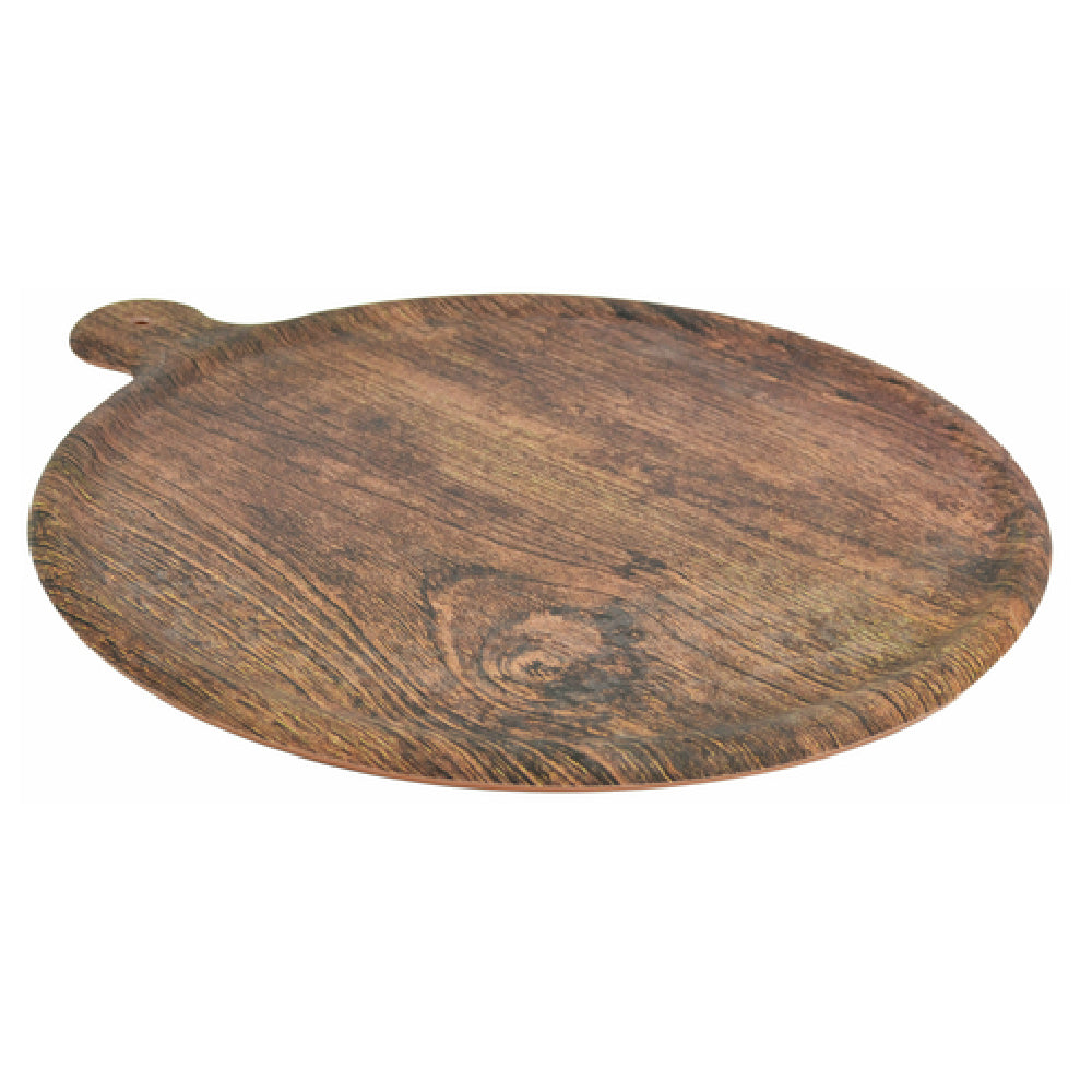 Bauscher Hepp TRW3145 - Rustic Wood Collection Platter, 17-3/4" X 15" X 1/2"H, Round