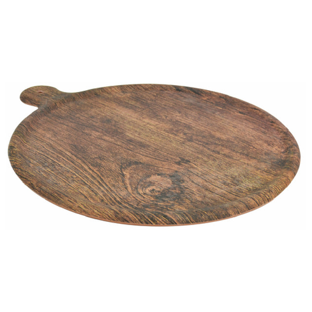 Bauscher Hepp TRW3145 - Rustic Wood Collection Platter, 17-3/4" X 15" X 1/2"H, Round
