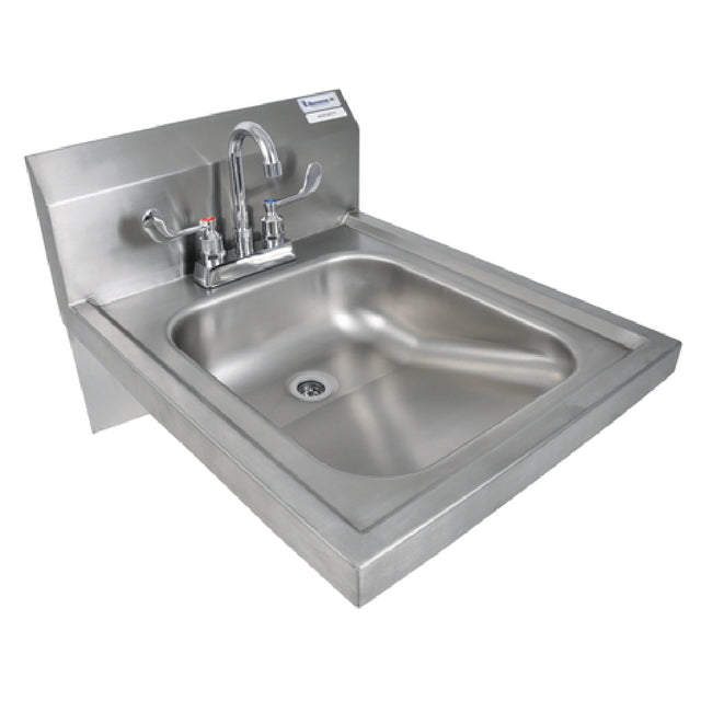 BK Resources BKHS-ADA-D-P-G ADA Hand Sink Wall Mount 14" Wide X 16" Front-to-back X 5" Deep Bowl