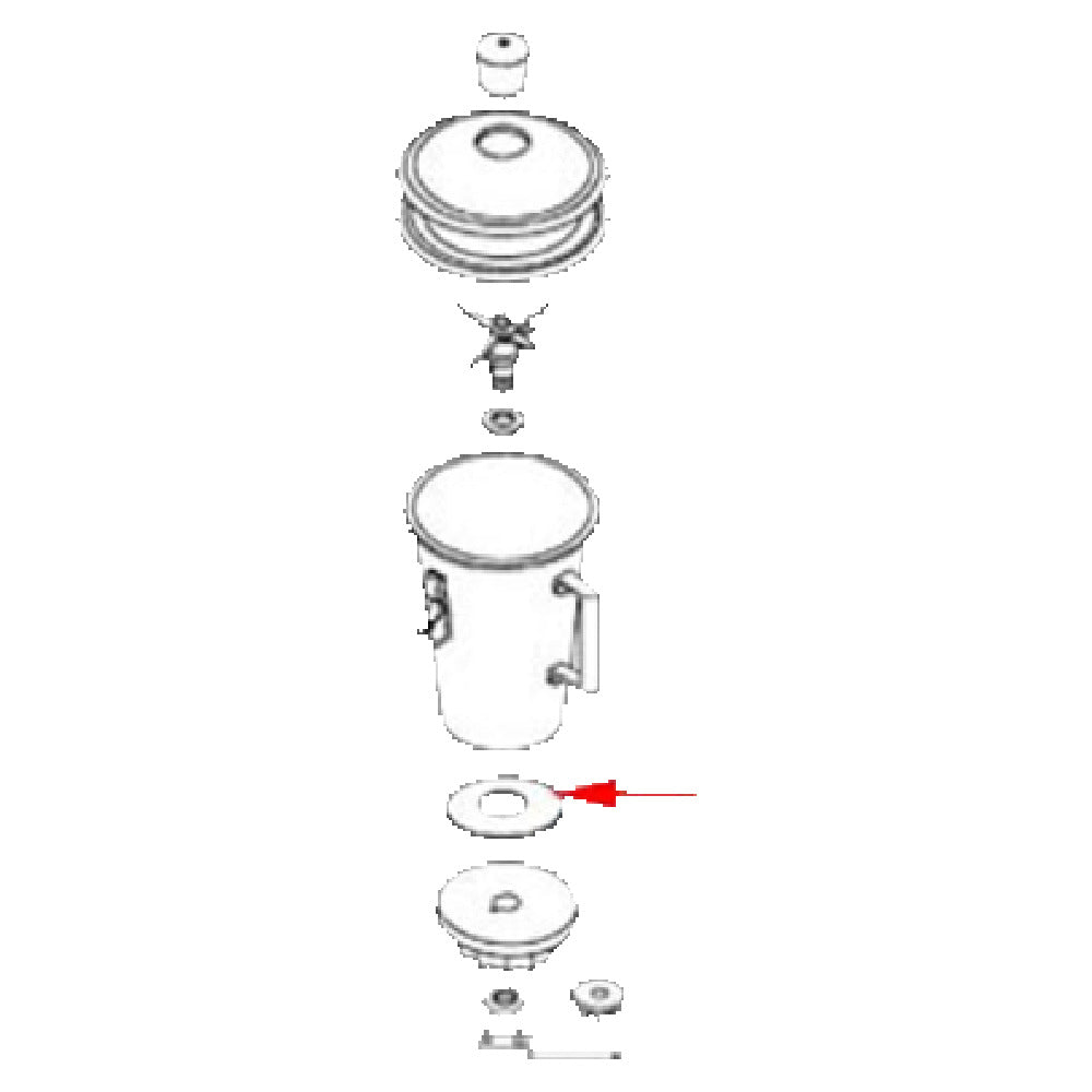 Franklin Machine Products 176-1132 Gasket 4-3/4" OD 1-1/4" ID