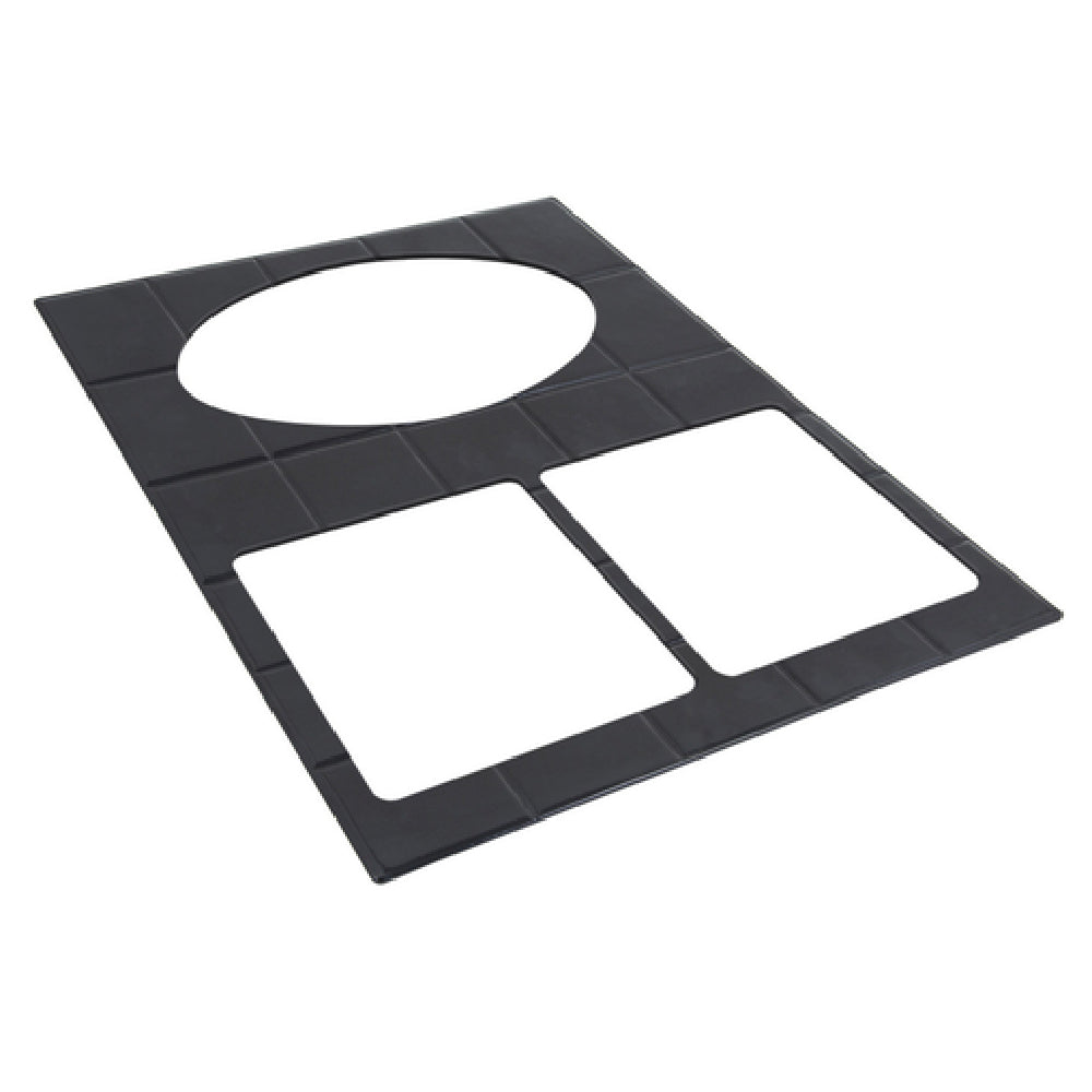 Bon Chef 52040BLK E Z Fit Custom Cut Tile 25-1/2" X 20 13/16 With 3cutouts For (2) #9501 & (1) #5099