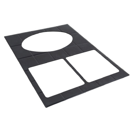 Bon Chef 52040BLKSPKLD E Z Fit Custom Cut Tile 25-1/2" X 20 13/16 With 3cutouts For (2) #9501 & (1) #5099