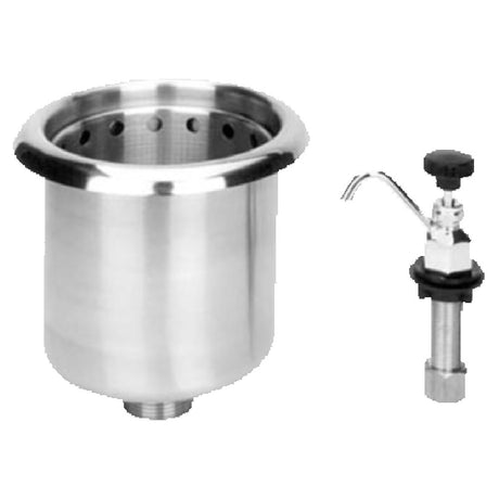 Franklin Machine Products 117-1130 Dipper Well Assembly With 107-1034 Faucet Fits A 5-1/2" Or 6" Hole