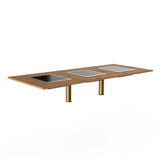 Steelite MGCITD02BBXX - Warming Triple Drop In Top, 71.0" X 29.5", Modular